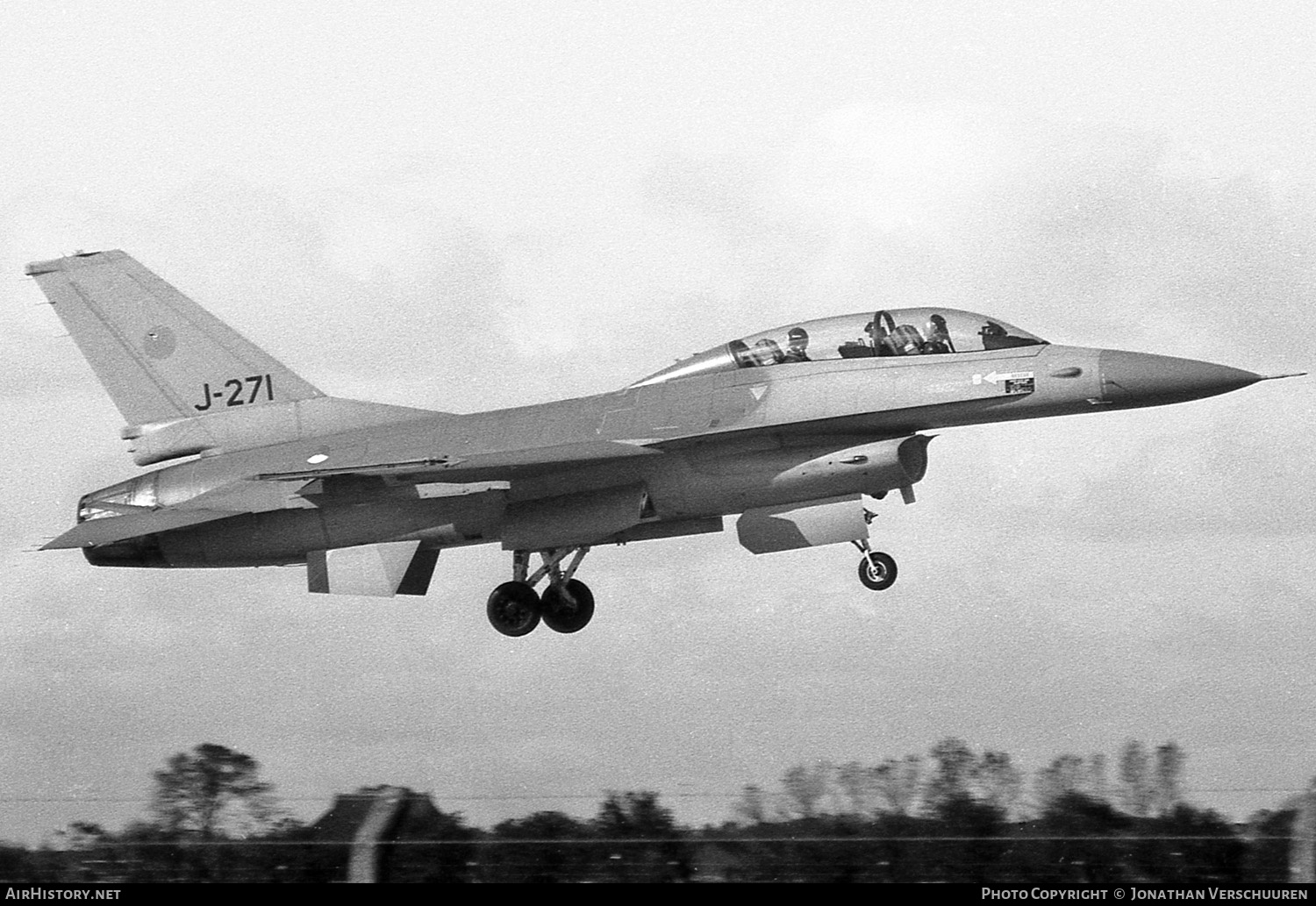 Aircraft Photo of J-271 | General Dynamics F-16B Fighting Falcon | Netherlands - Air Force | AirHistory.net #249251