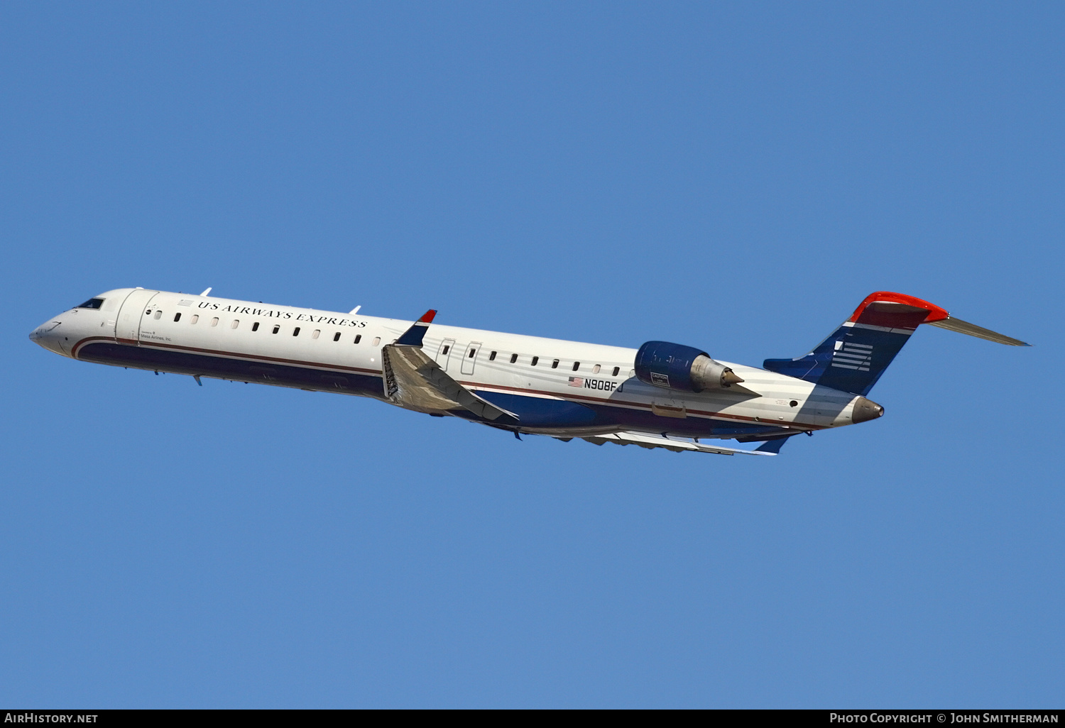 Aircraft Photo of N908FJ | Bombardier CRJ-900 (CL-600-2D24) | US Airways Express | AirHistory.net #249272