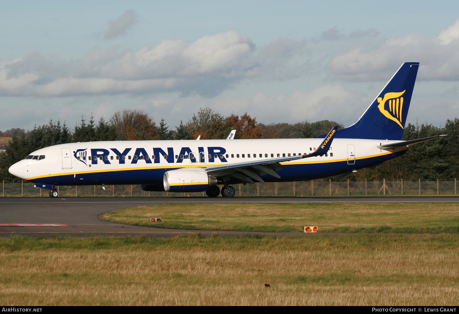 Aircraft Photo of EI-ENT | Boeing 737-8AS | Ryanair | AirHistory.net #249280