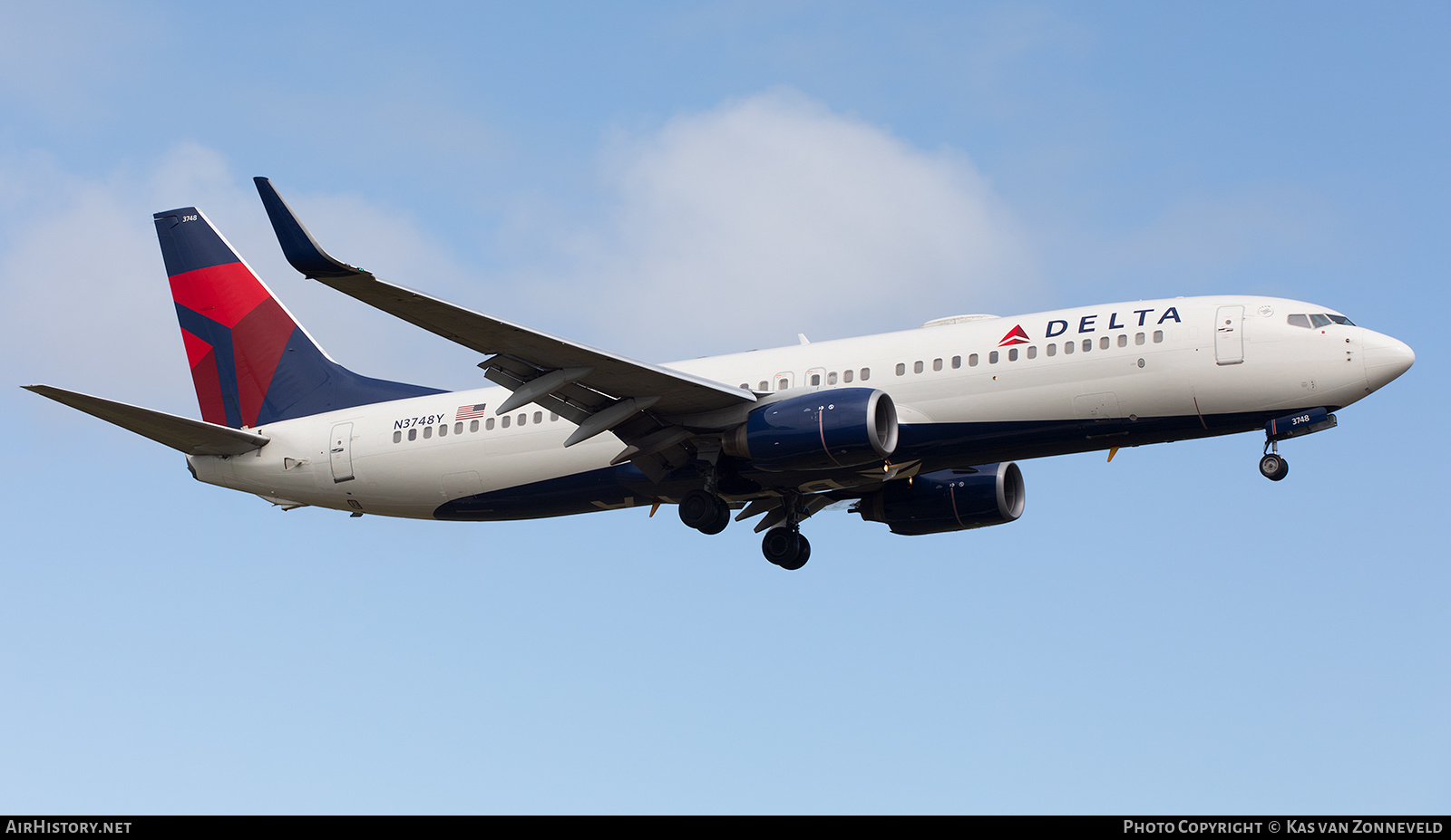 Aircraft Photo of N3748Y | Boeing 737-832 | Delta Air Lines | AirHistory.net #249316