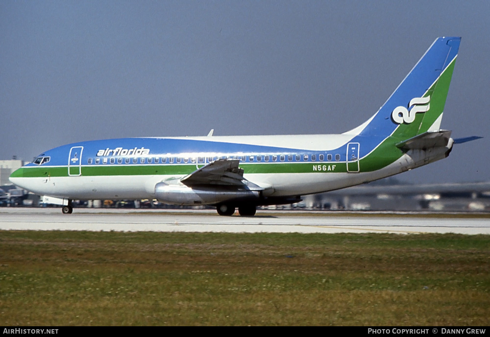 Aircraft Photo of N56AF | Boeing 737-2T4/Adv | Air Florida | AirHistory.net #249329