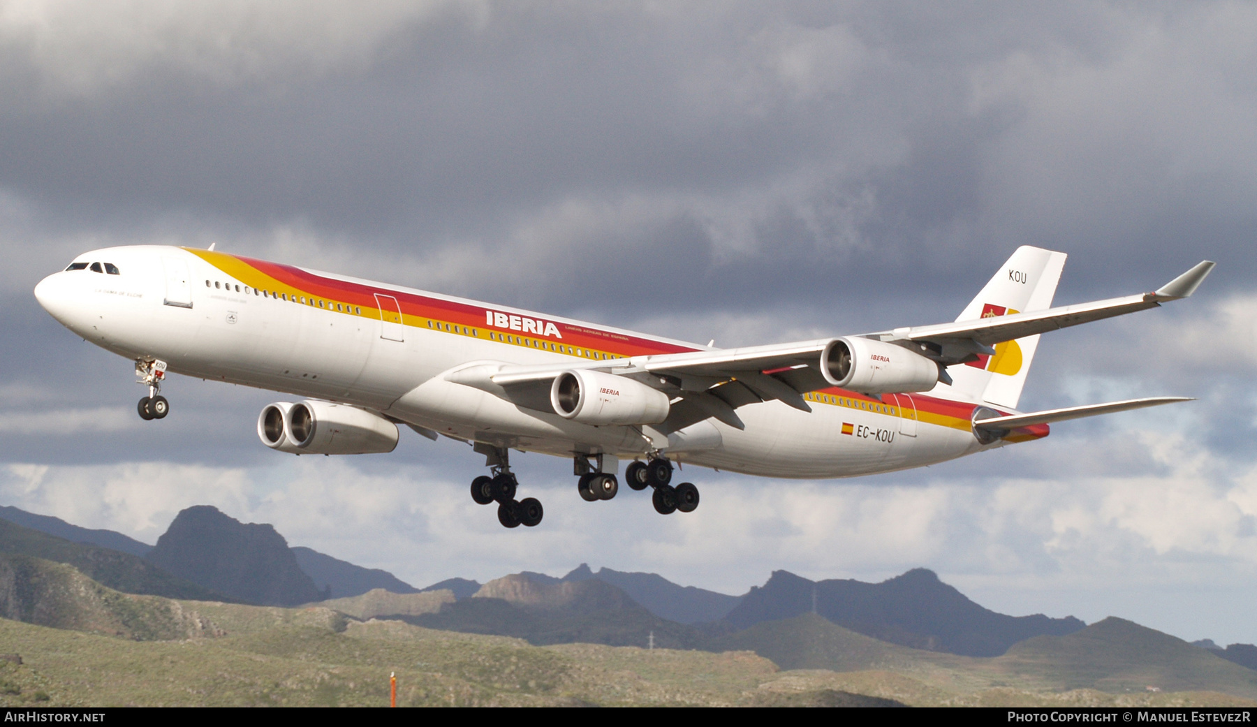 Aircraft Photo of EC-KOU | Airbus A340-313 | Iberia | AirHistory.net #249333