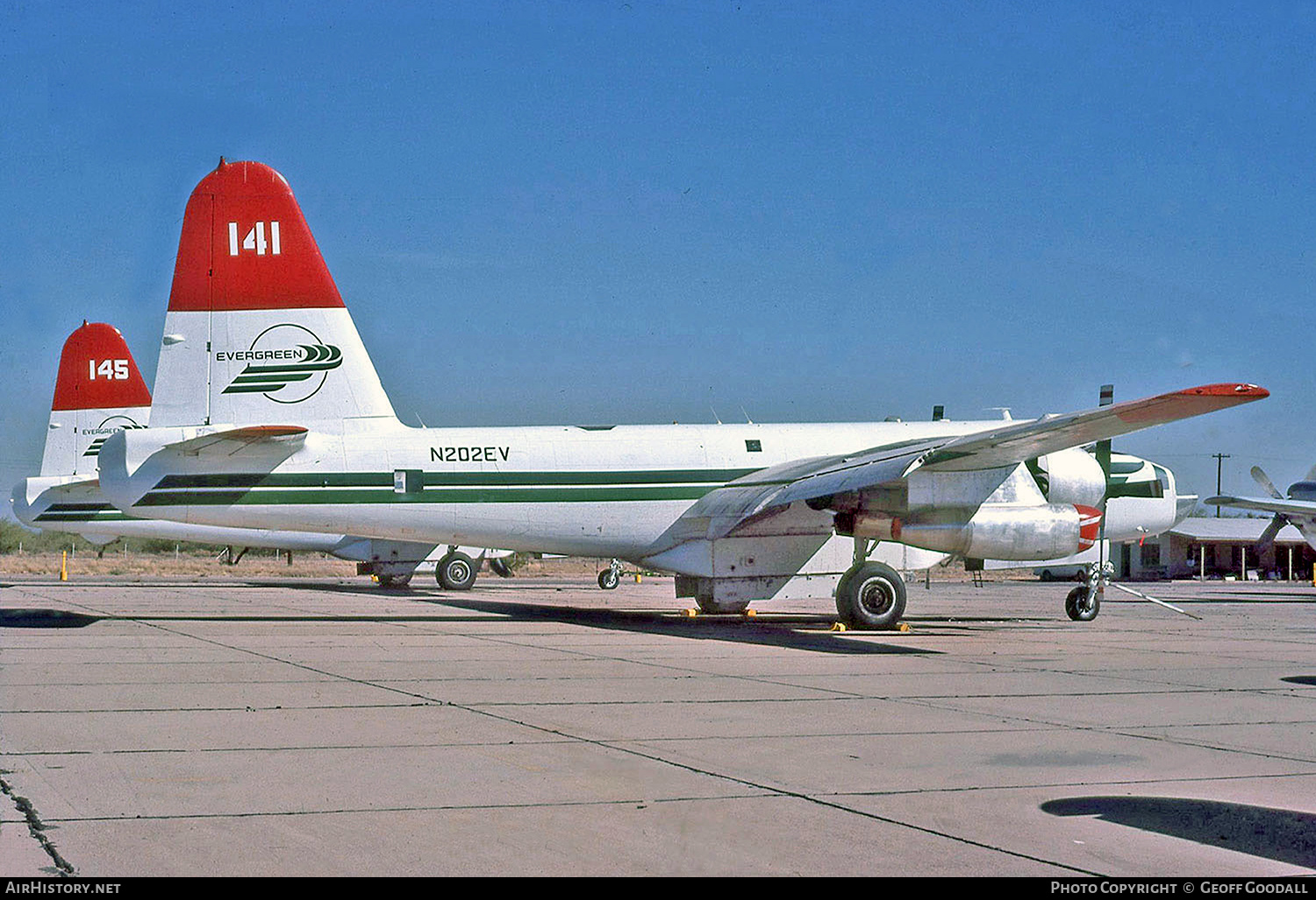 Aircraft Photo of N202EV | Lockheed P-2E/AT Neptune | Evergreen International Airlines | AirHistory.net #249342