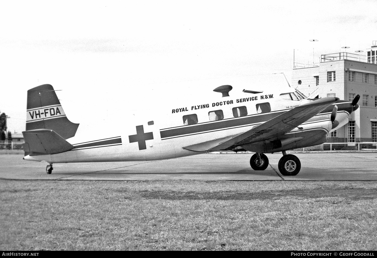 Aircraft Photo of VH-FDA | De Havilland Australia DHA-3 Drover Mk3A | Royal Flying Doctor Service - RFDS | AirHistory.net #249349