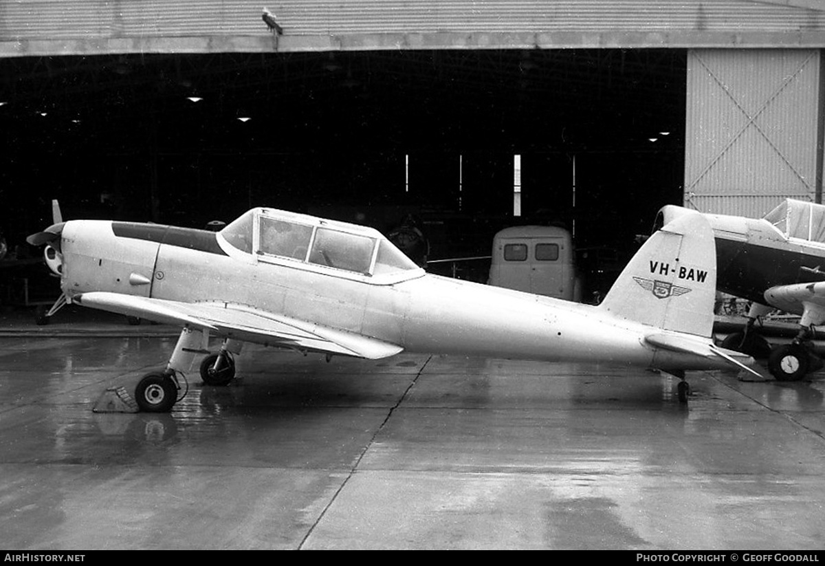 Aircraft Photo of VH-BAW | De Havilland DHC-1 Chipmunk T10 | South Coast Aero Club | AirHistory.net #249354