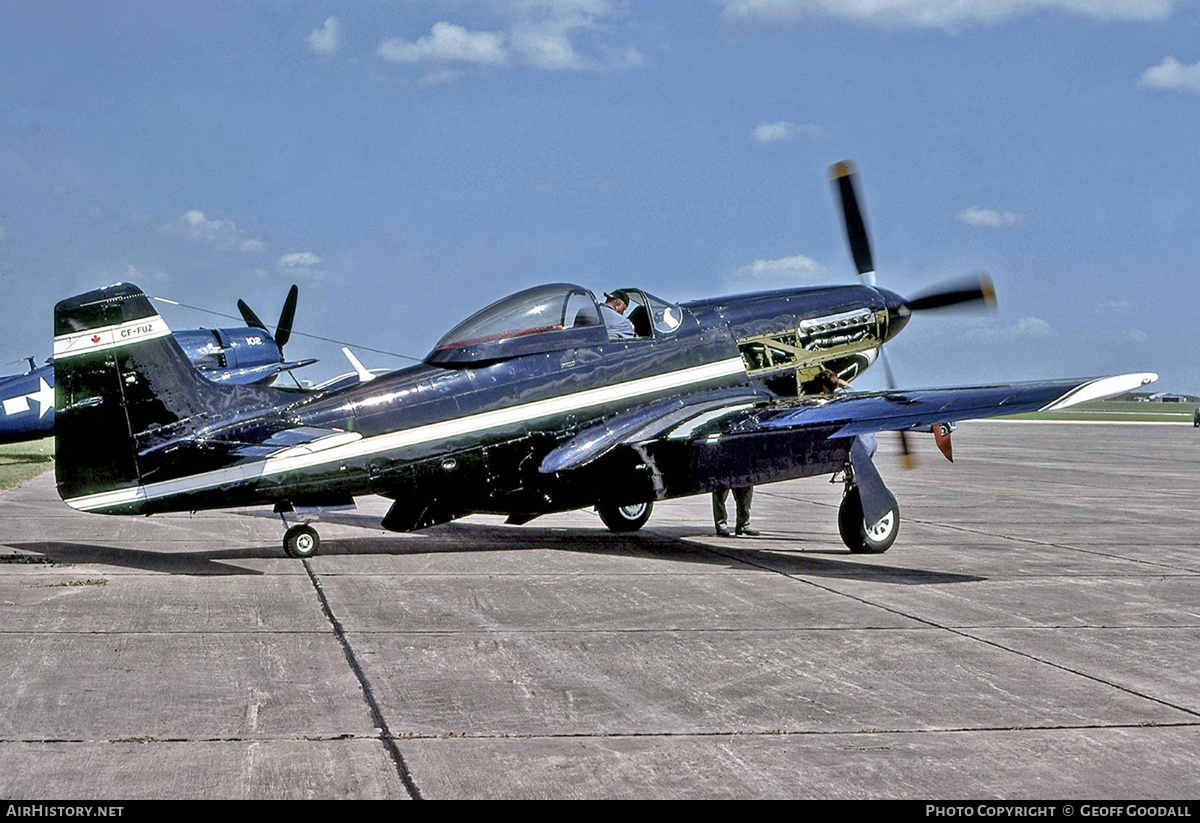Aircraft Photo of CF-FUZ | North American P-51D Mustang | AirHistory.net #249359