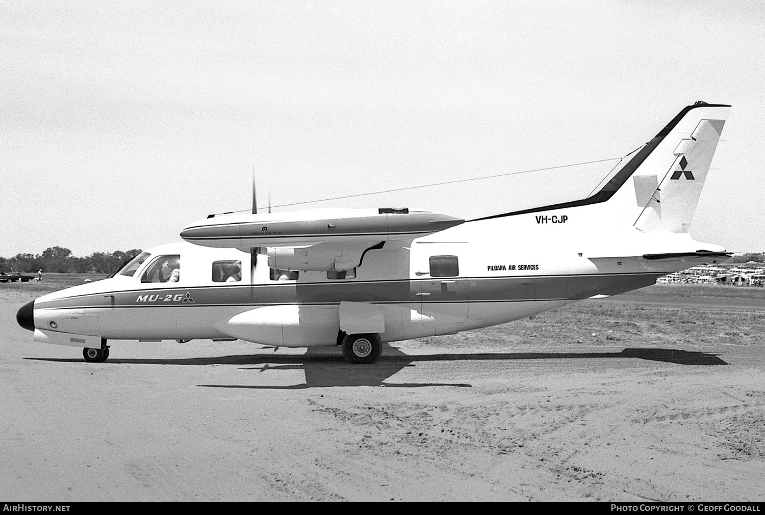 Aircraft Photo of VH-CJP | Mitsubishi MU-2G (MU-2B-30) | Pilbara Air Services | AirHistory.net #249364