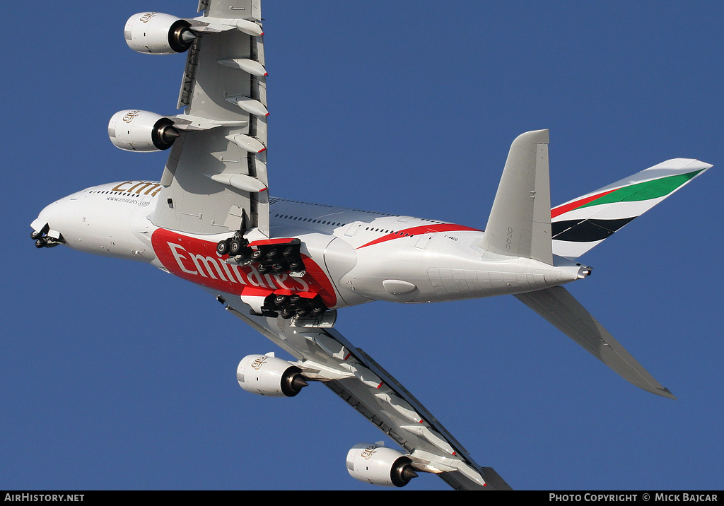 Aircraft Photo of F-WWDD | Airbus A380-841 | Emirates | AirHistory.net #249373