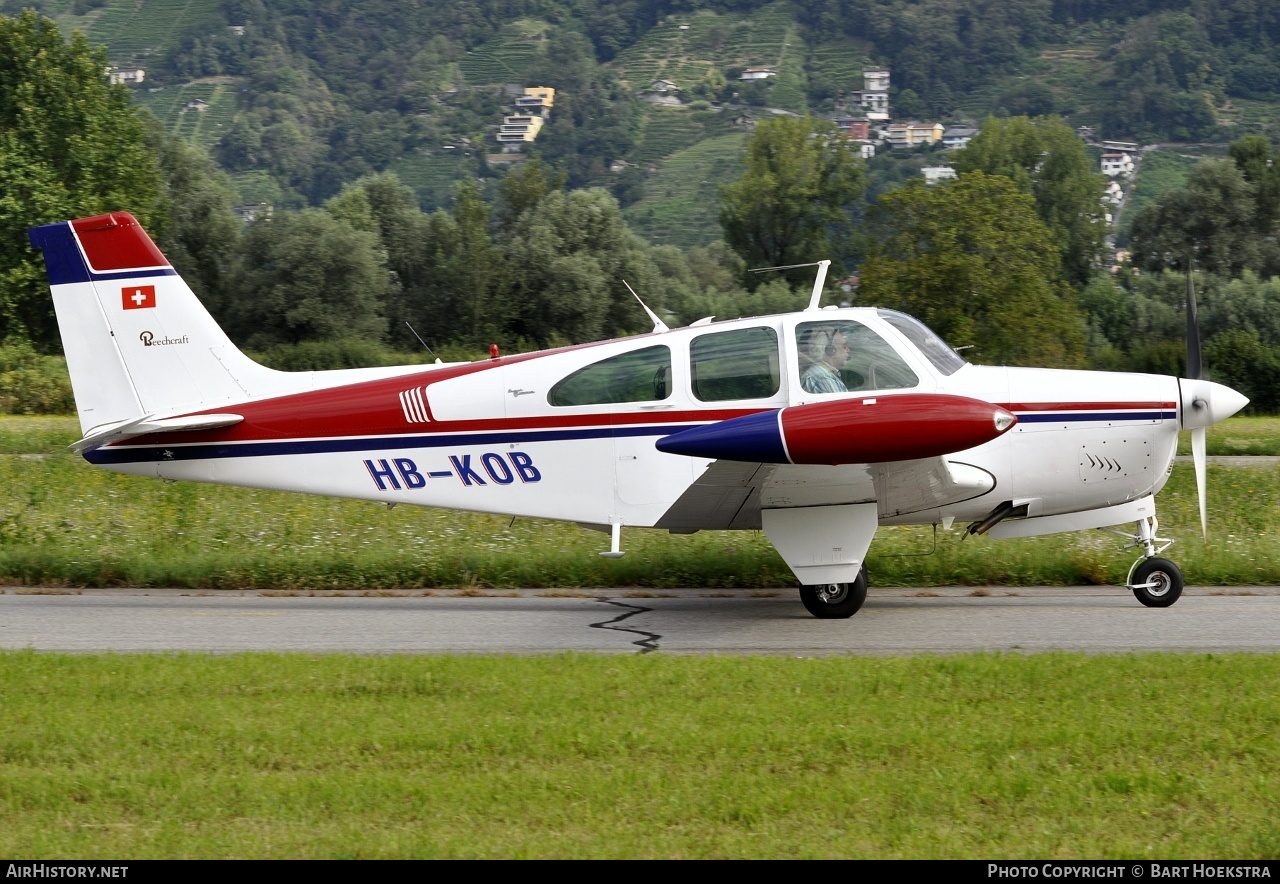 Aircraft Photo of HB-KOB | Beech C33A Debonair | AirHistory.net #249383