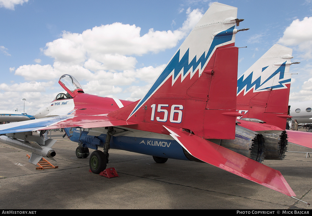 Aircraft Photo of 156 white | Mikoyan-Gurevich MiG-29OVT | Russia - Air Force | AirHistory.net #249386