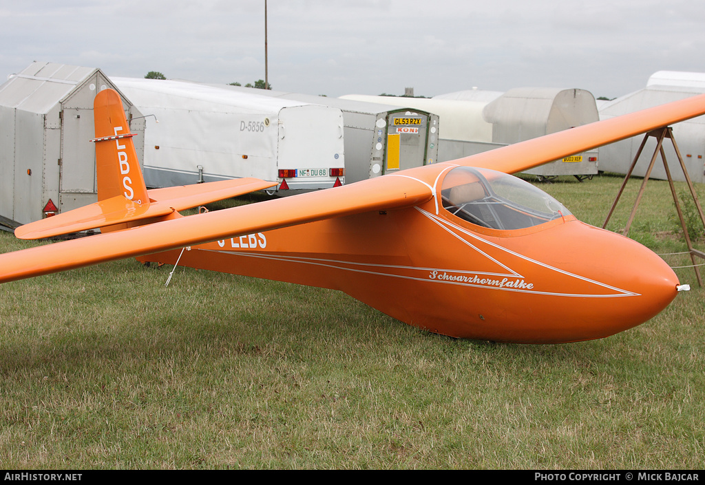 Aircraft Photo of G-EEBS | Scheibe Zugvogel IIIA | AirHistory.net #249390