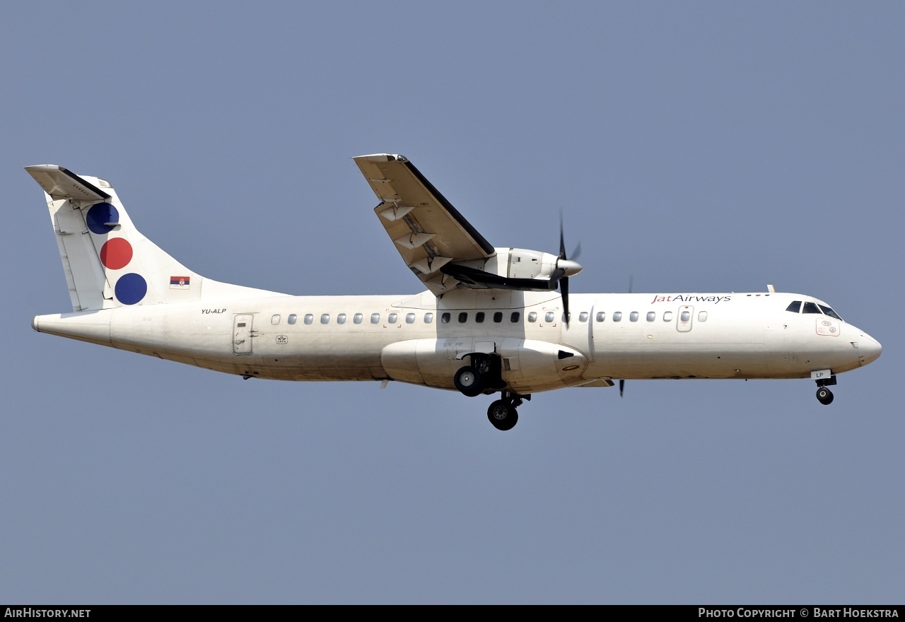 Aircraft Photo of YU-ALP | ATR ATR-72-202 | Jat Airways | AirHistory.net #249396