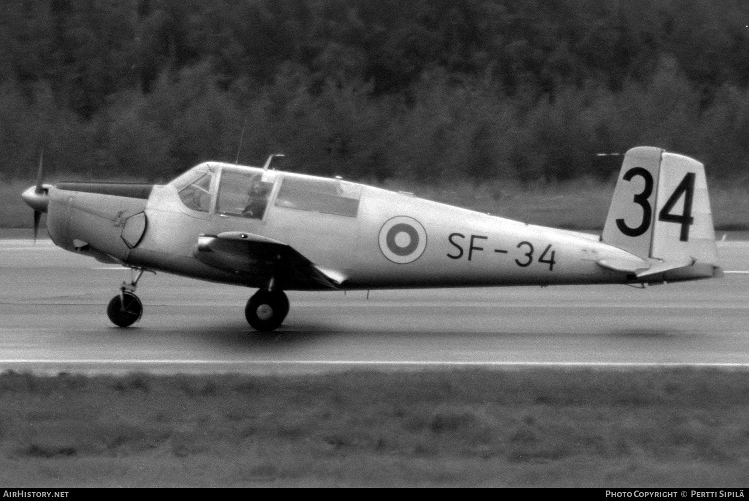Aircraft Photo of SF-34 | Saab 91D Safir | Finland - Air Force | AirHistory.net #249398