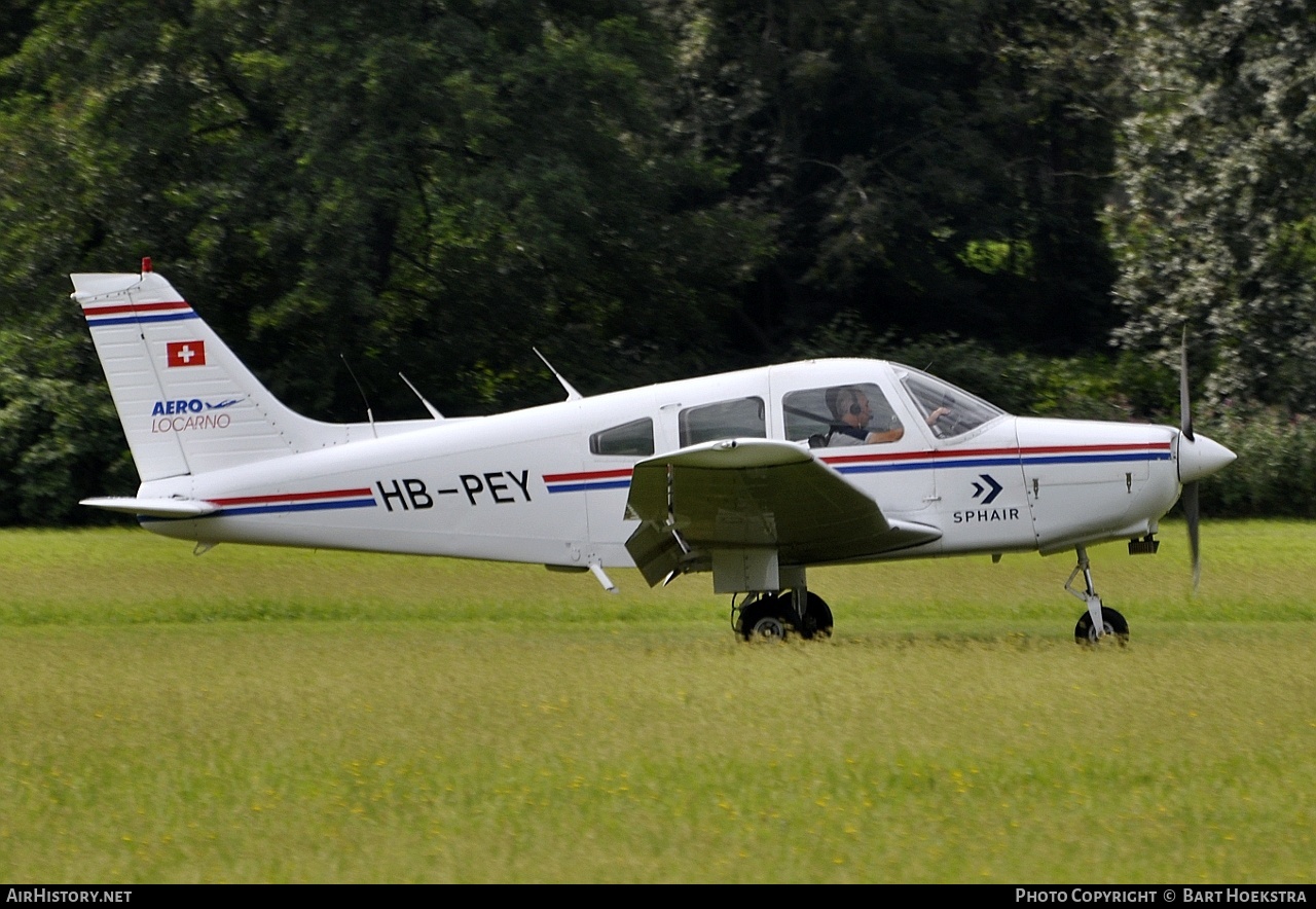 Aircraft Photo of HB-PEY | Piper PA-28-161 Warrior II | Aero Locarno | AirHistory.net #249404