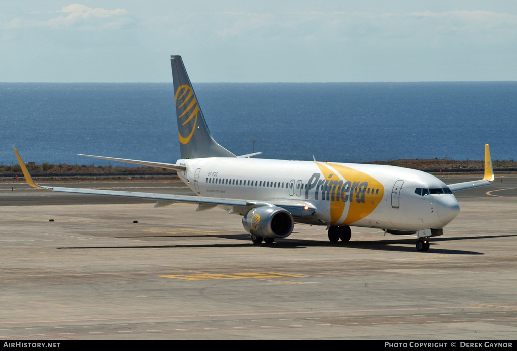Aircraft Photo of OY-PSC | Boeing 737-8Q8 | Primera Air | AirHistory.net #249405