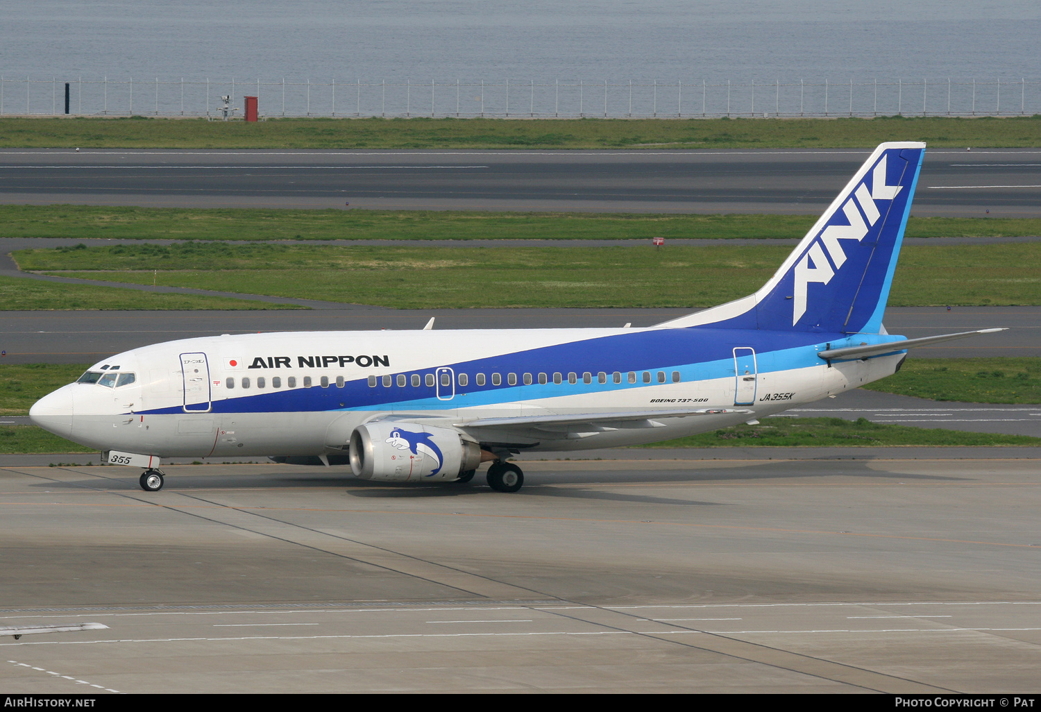 Aircraft Photo of JA355K | Boeing 737-5L9 | Air Nippon - ANK | AirHistory.net #249417