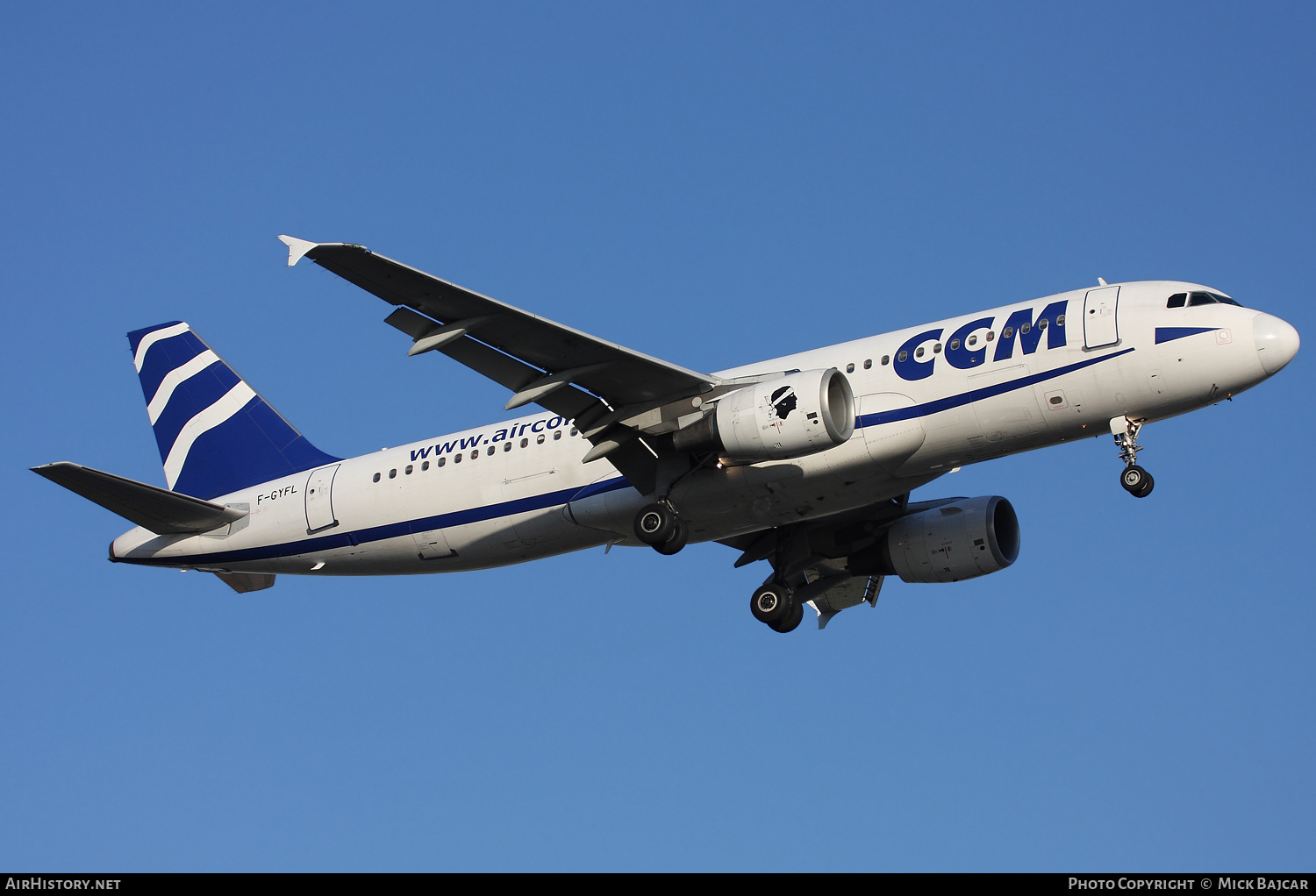 Aircraft Photo of F-GYFL | Airbus A320-214 | CCM Airlines - Compagnie Corse Méditerranée | AirHistory.net #249428