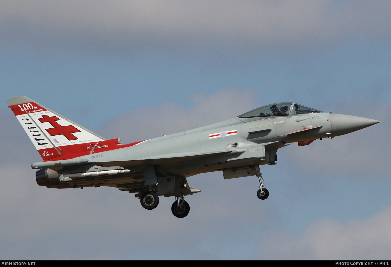 Aircraft Photo of ZK315 | Eurofighter EF-2000 Typhoon FGR4 | UK - Air Force | AirHistory.net #249462