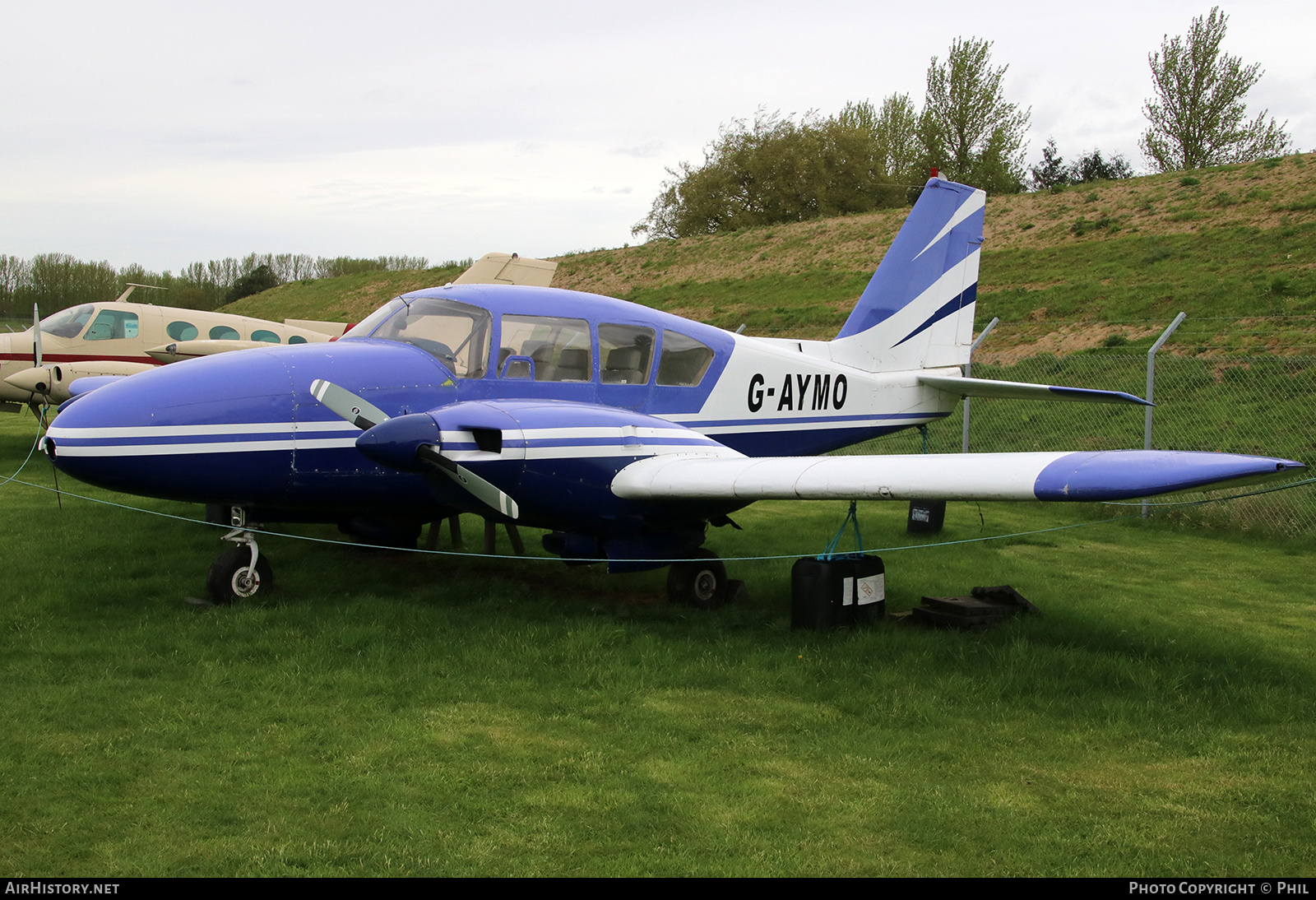 Aircraft Photo of G-AYMO | Piper PA-23-250 Turbo Aztec C | AirHistory.net #249466