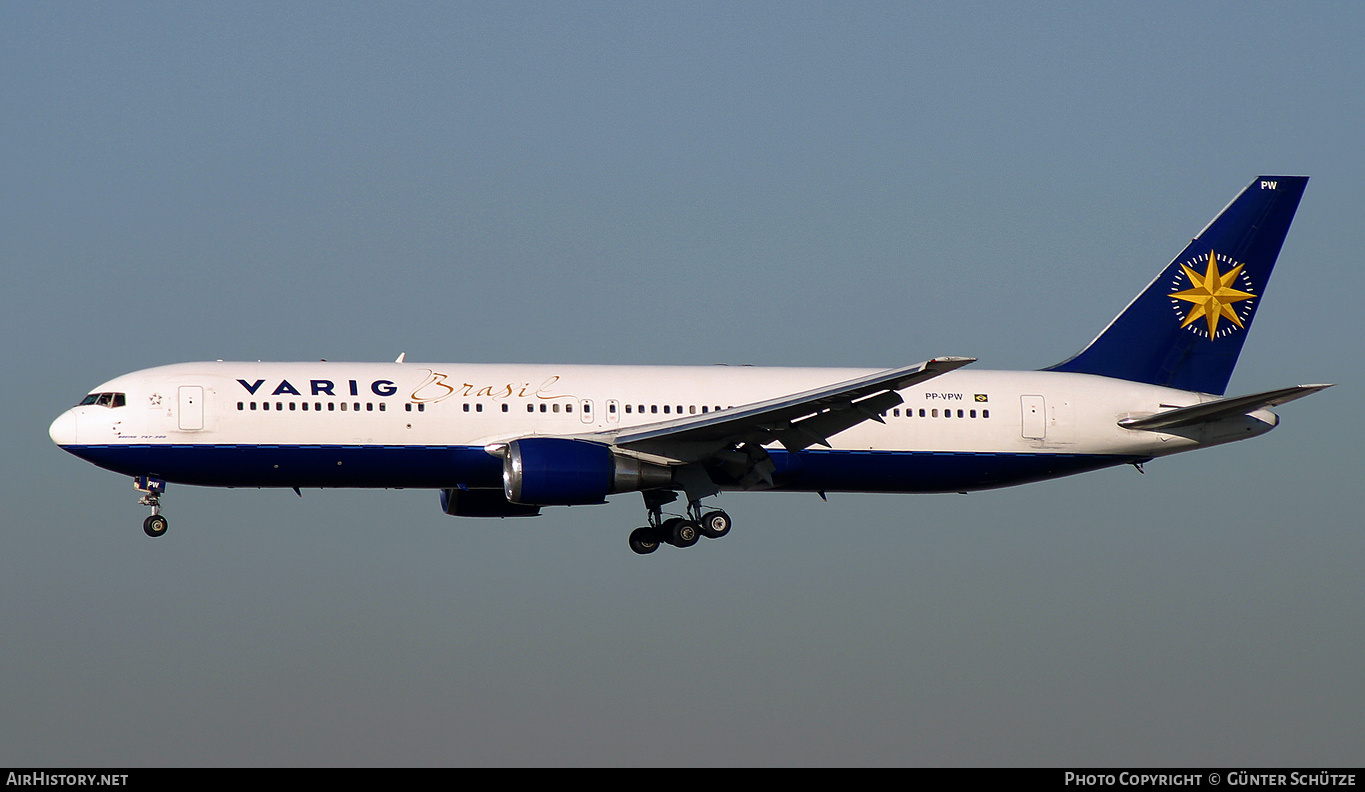 Aircraft Photo of PP-VPW | Boeing 767-375/ER | Varig | AirHistory.net #249471
