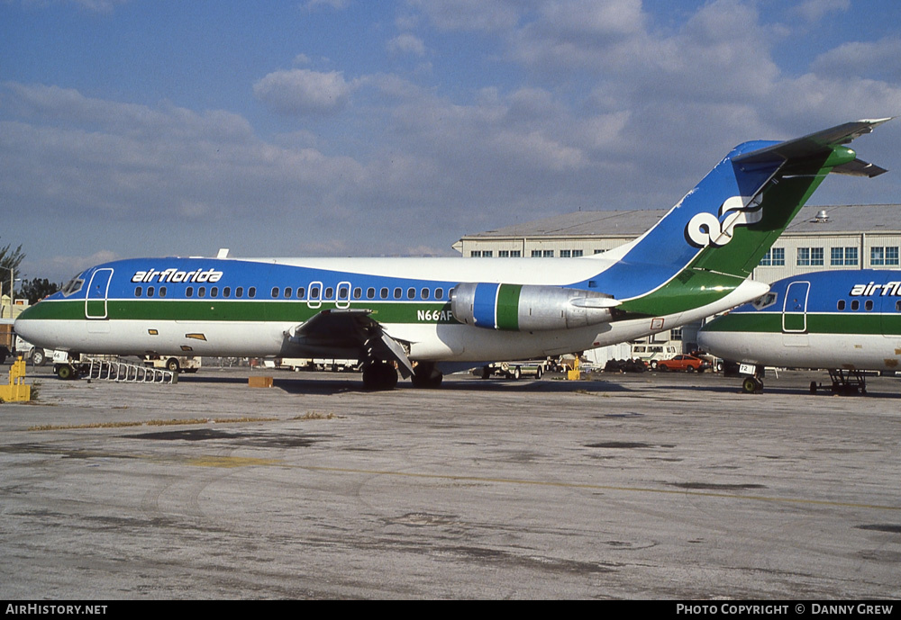 Aircraft Photo of N66AF | McDonnell Douglas DC-9-15 | Air Florida | AirHistory.net #249472