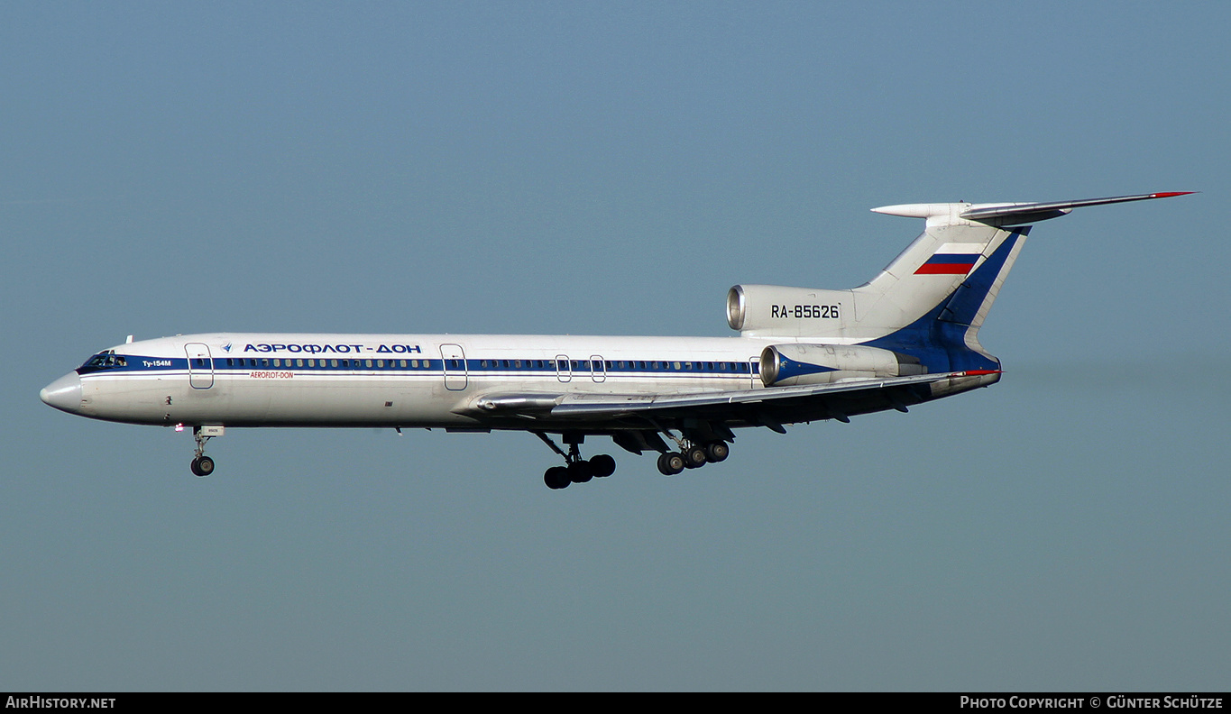 Aircraft Photo of RA-85626 | Tupolev Tu-154M | Aeroflot - Don | AirHistory.net #249473
