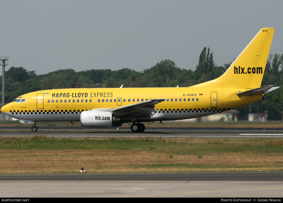 Aircraft Photo of D-AGES | Boeing 737-75B | Hapag-Lloyd Express | AirHistory.net #249494