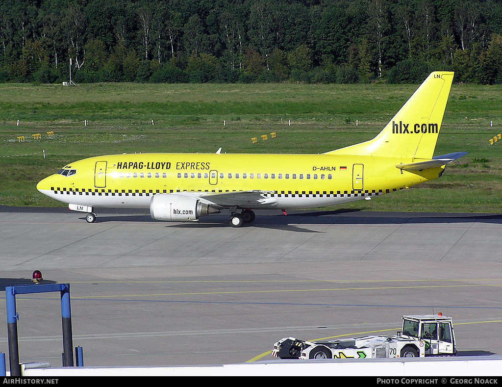 Aircraft Photo of D-AHLN | Boeing 737-5K5 | Hapag-Lloyd Express | AirHistory.net #249496