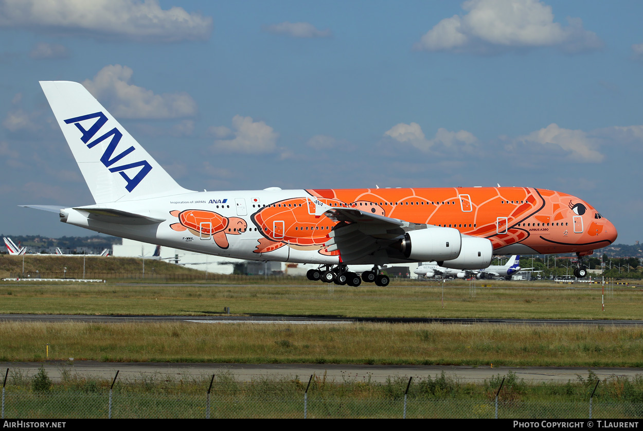 Aircraft Photo of F-WWAL | Airbus A380-841 | All Nippon Airways - ANA | AirHistory.net #249505