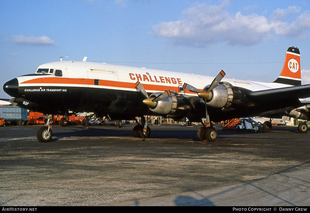 Aircraft Photo of N3492F | Douglas C-118A Liftmaster | Challenge Air Transport - CAT | AirHistory.net #249558