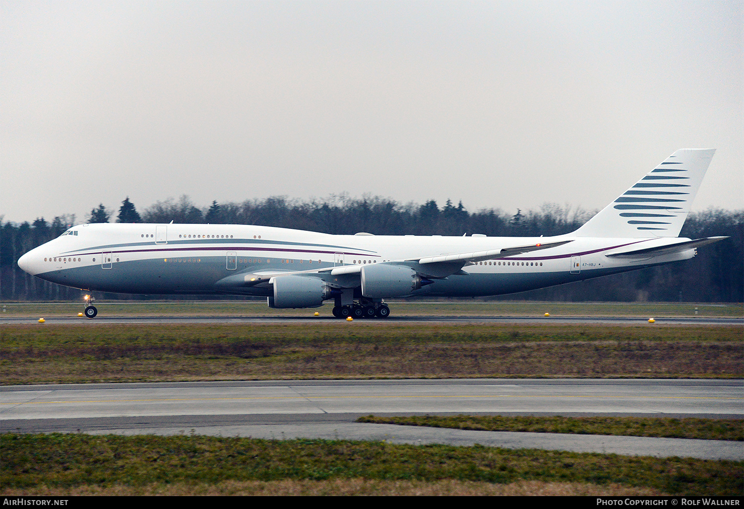Aircraft Photo of A7-HBJ | Boeing 747-8KB BBJ | AirHistory.net #249568