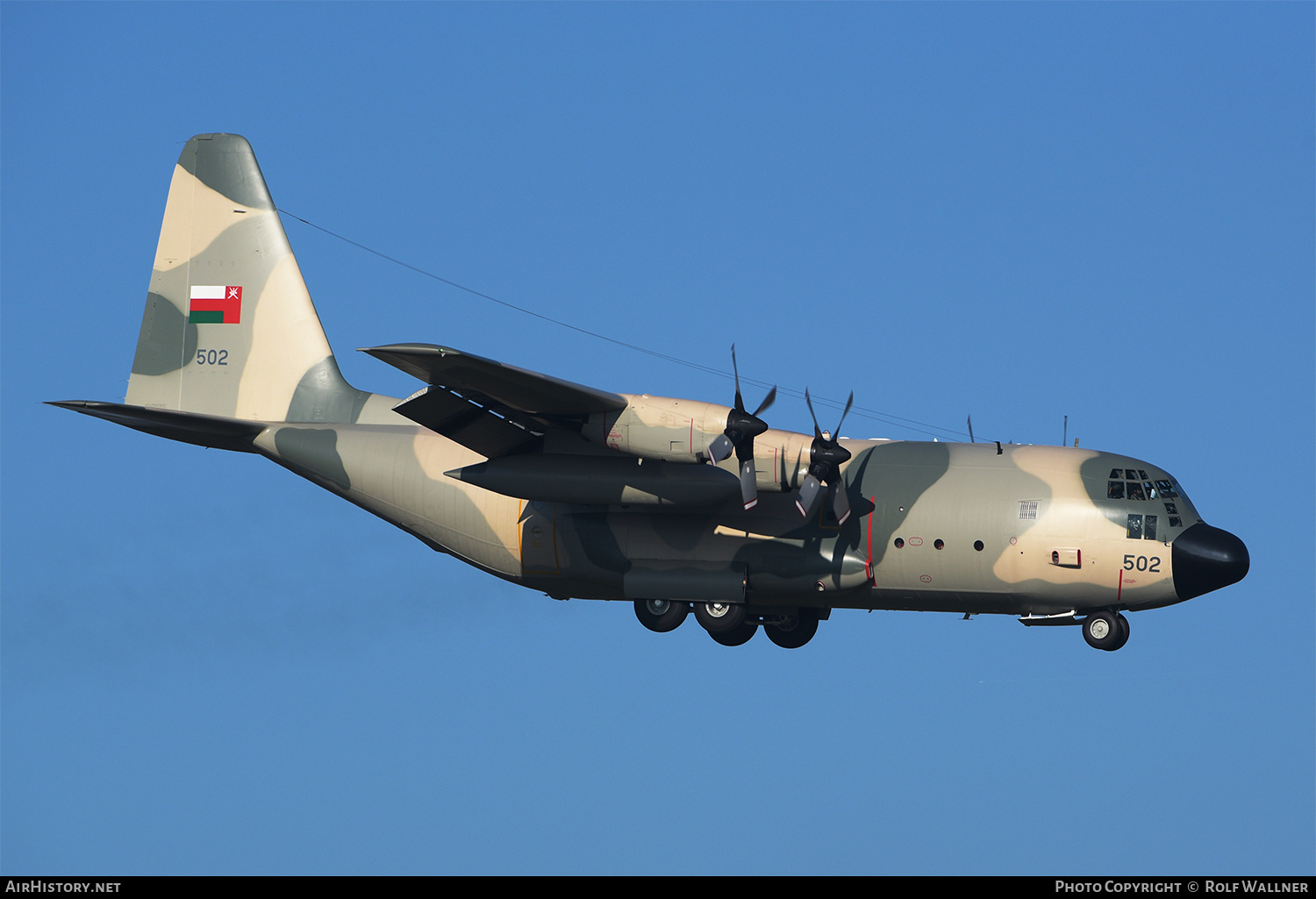 Aircraft Photo of 502 / ٥٠٢ | Lockheed C-130H Hercules | Oman - Air Force | AirHistory.net #249587