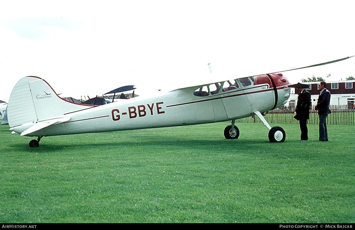 Aircraft Photo of G-BBYE | Cessna 195 | AirHistory.net #249612