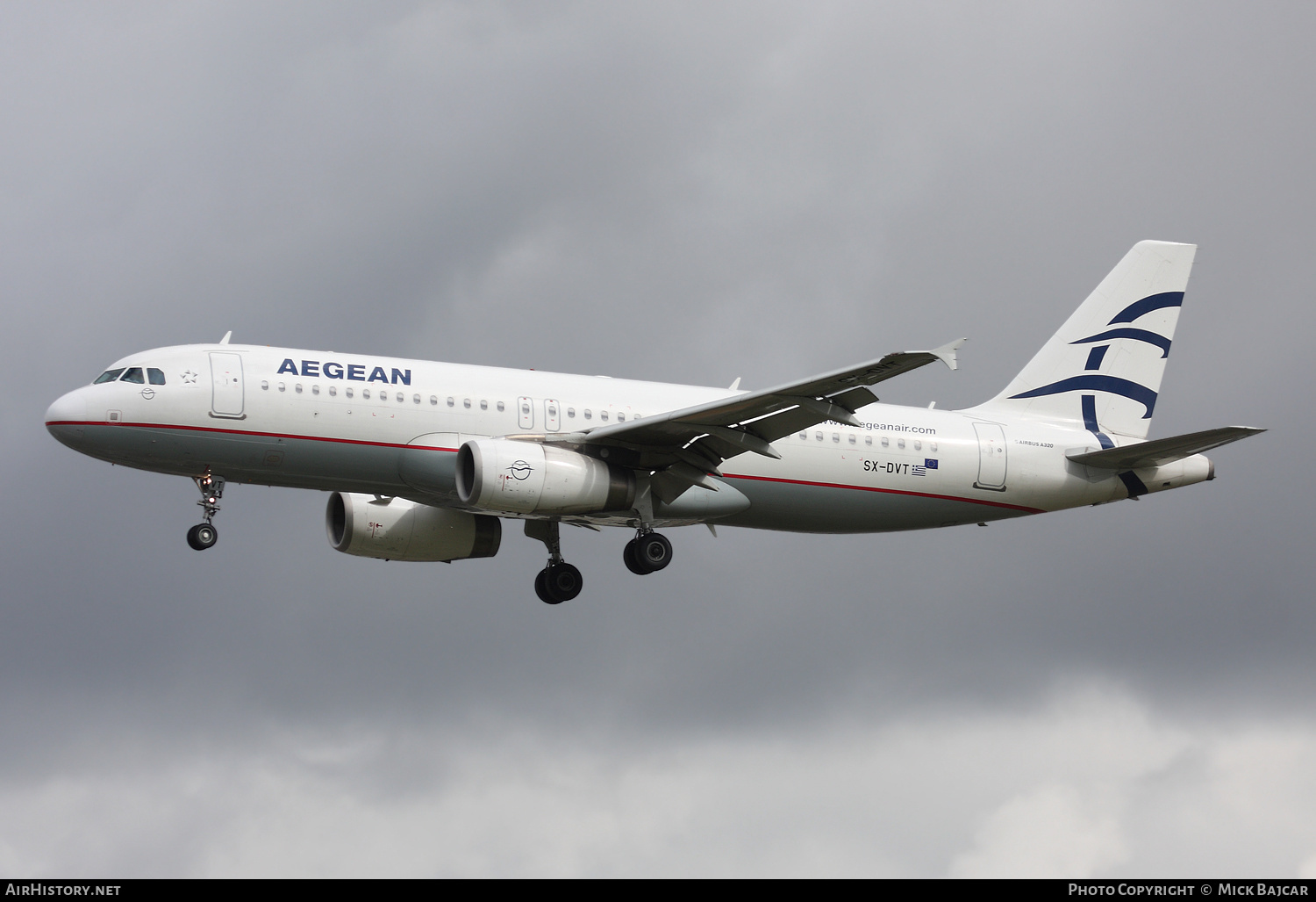 Aircraft Photo of SX-DVT | Airbus A320-232 | Aegean Airlines | AirHistory.net #249616