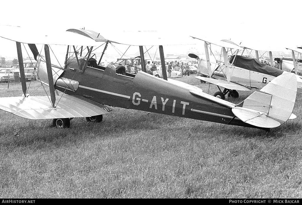 Aircraft Photo of G-AYIT | De Havilland D.H. 82A Tiger Moth II | AirHistory.net #249620