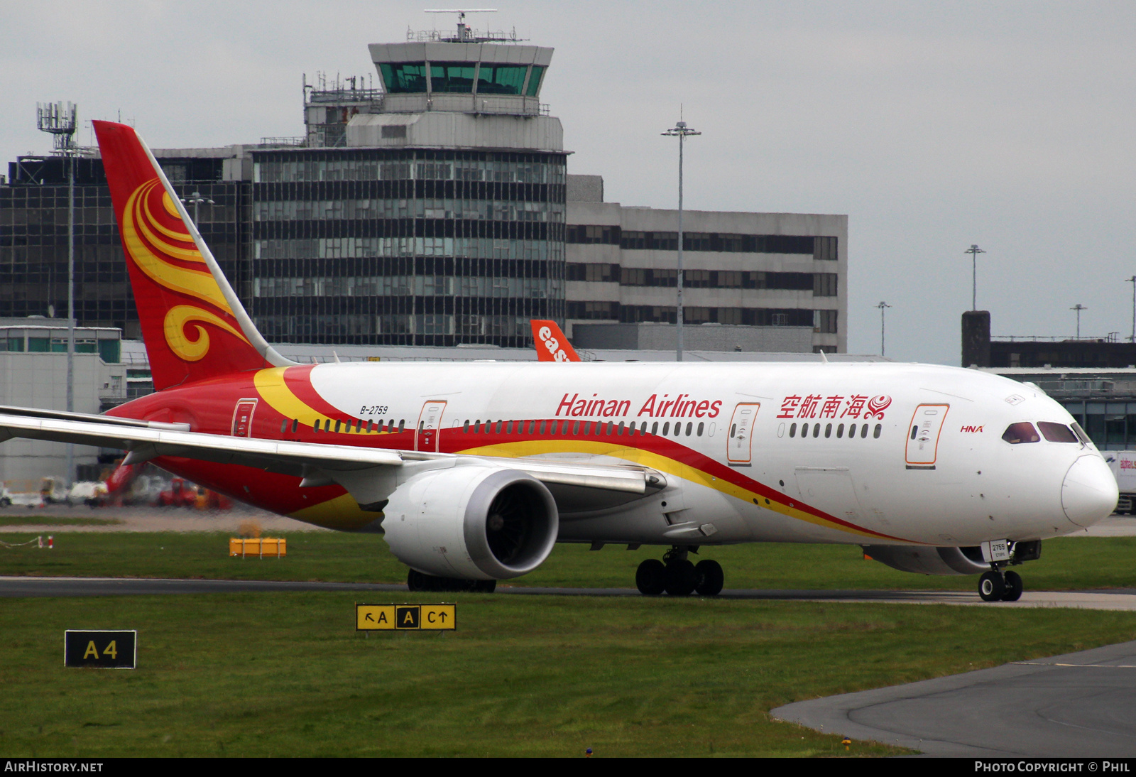 Aircraft Photo of B-2759 | Boeing 787-8 Dreamliner | Hainan Airlines | AirHistory.net #249643
