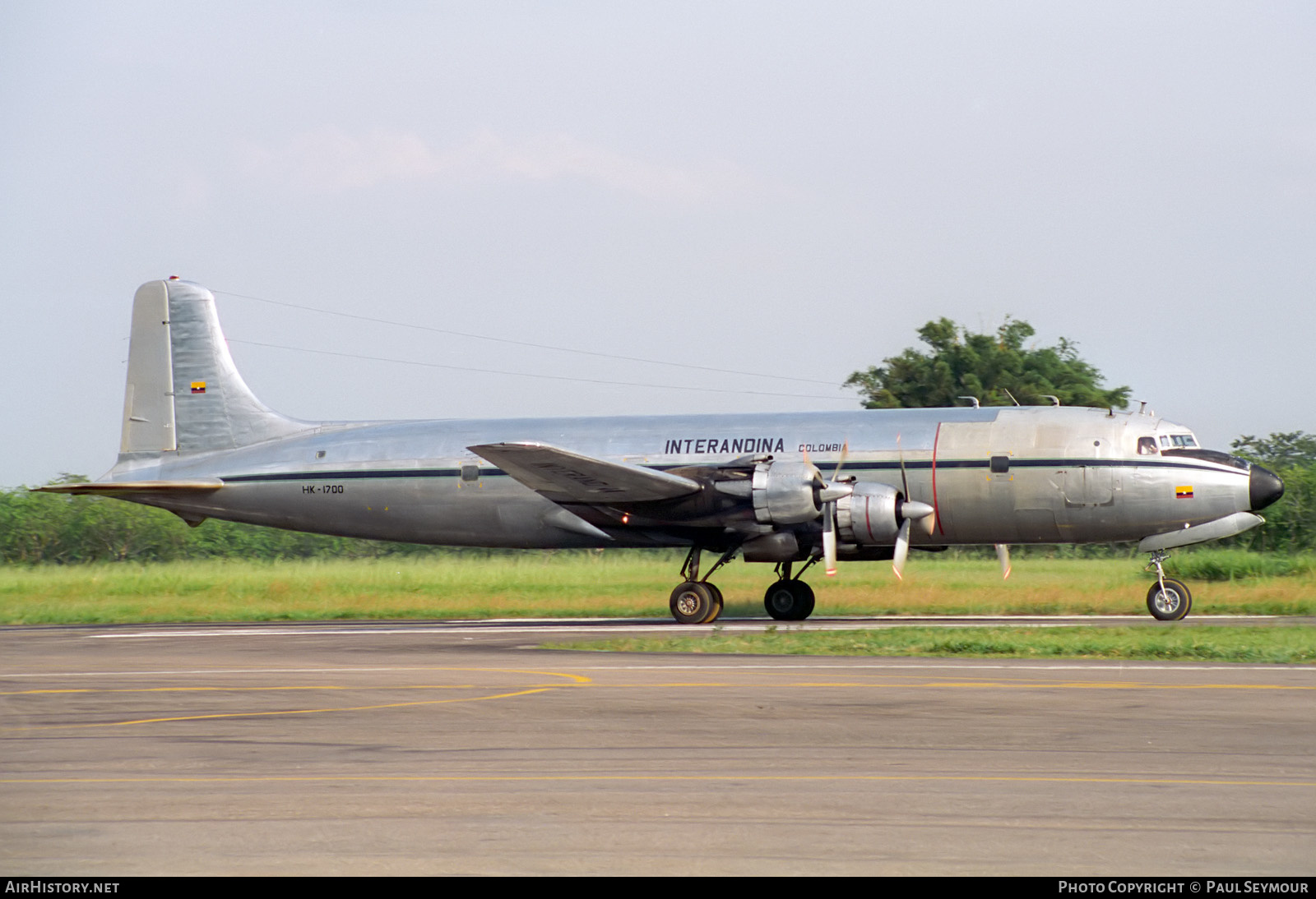 Aircraft Photo of HK-1700 | Douglas DC-6B(F) | Interandina Colombia | AirHistory.net #249647