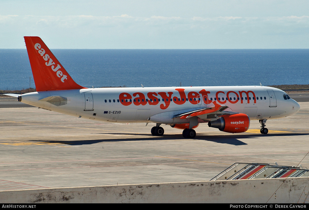 Aircraft Photo of G-EZUD | Airbus A320-214 | EasyJet | AirHistory.net #249653