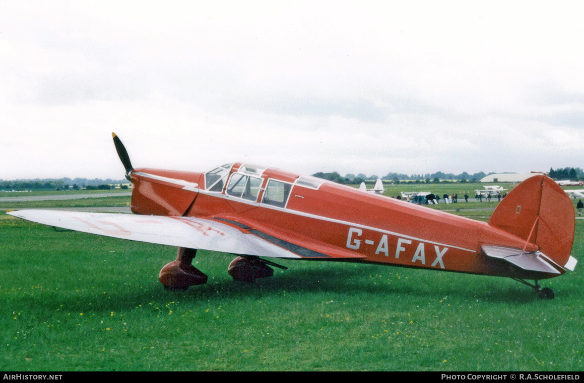 Aircraft Photo of G-AFAX | British Aircraft BA Eagle 2 | AirHistory.net #249680