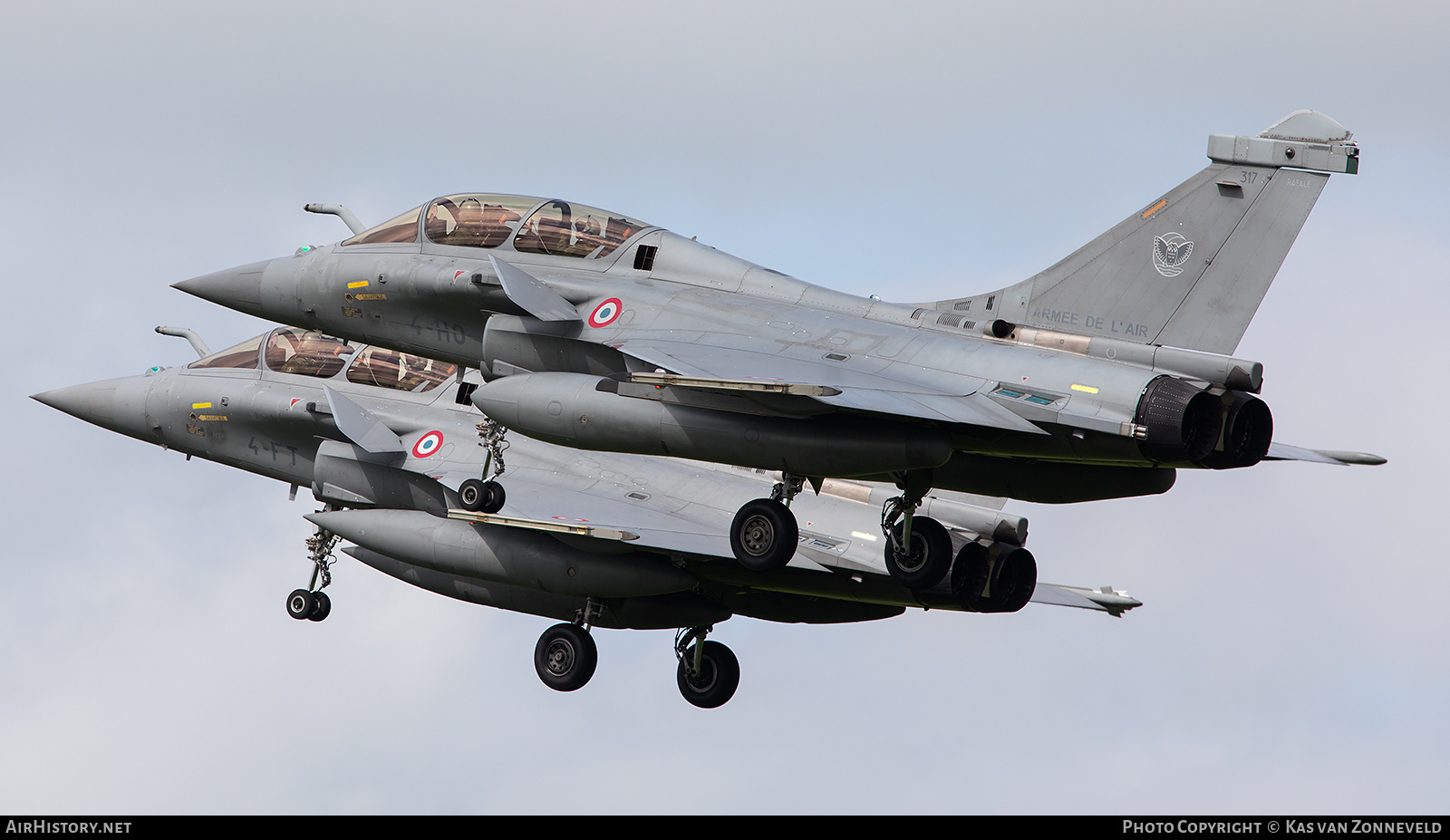Aircraft Photo of 317 | Dassault Rafale B | France - Air Force | AirHistory.net #249704