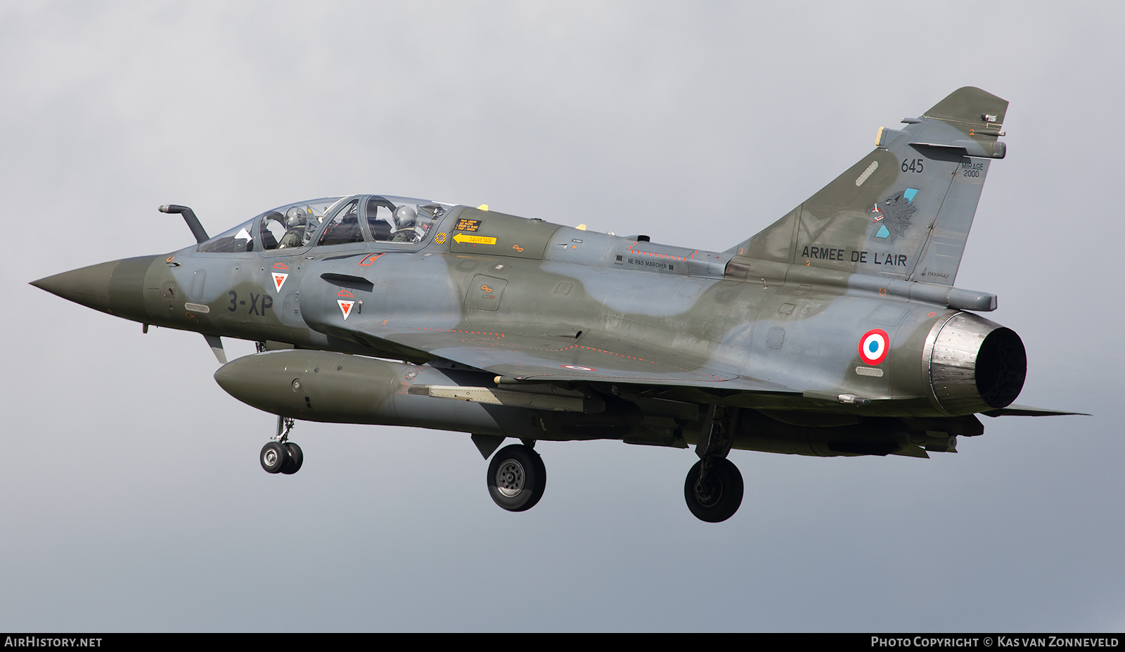 Aircraft Photo of 645 | Dassault Mirage 2000D | France - Air Force | AirHistory.net #249708