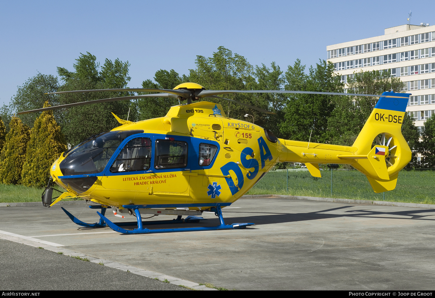 Aircraft Photo of OK-DSE | Eurocopter EC-135T-2+ | DSA - Delta System-Air | AirHistory.net #249711