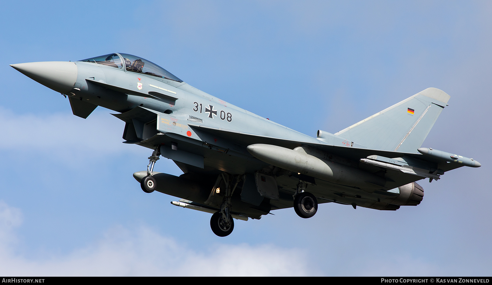 Aircraft Photo of 3108 | Eurofighter EF-2000 Typhoon S | Germany - Air Force | AirHistory.net #249715