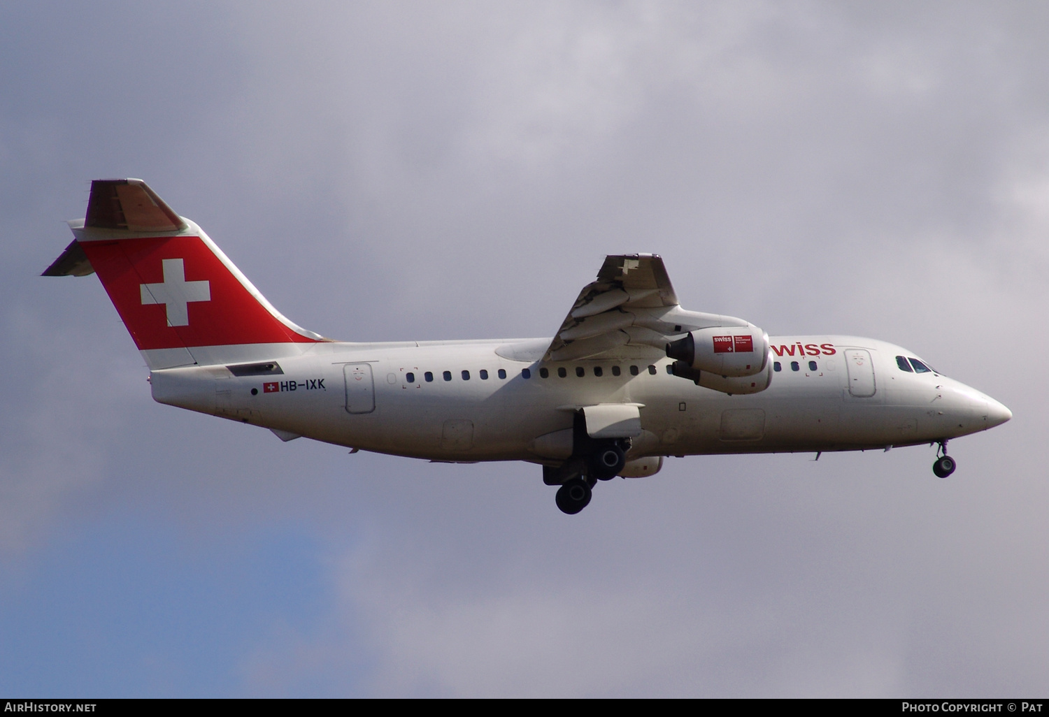Aircraft Photo of HB-IXK | British Aerospace Avro 146-RJ85 | Swiss International Air Lines | AirHistory.net #249776