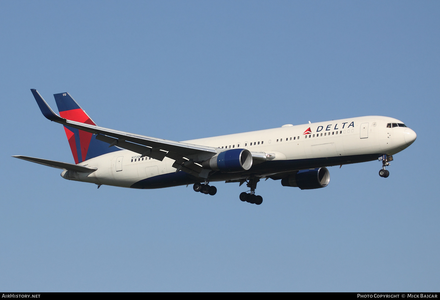 Aircraft Photo of N172DN | Boeing 767-332/ER | Delta Air Lines | AirHistory.net #249780