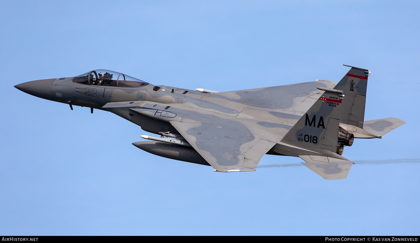 Aircraft Photo of 83-0018 / AF83-018 | McDonnell Douglas F-15C Eagle | USA - Air Force | AirHistory.net #249793