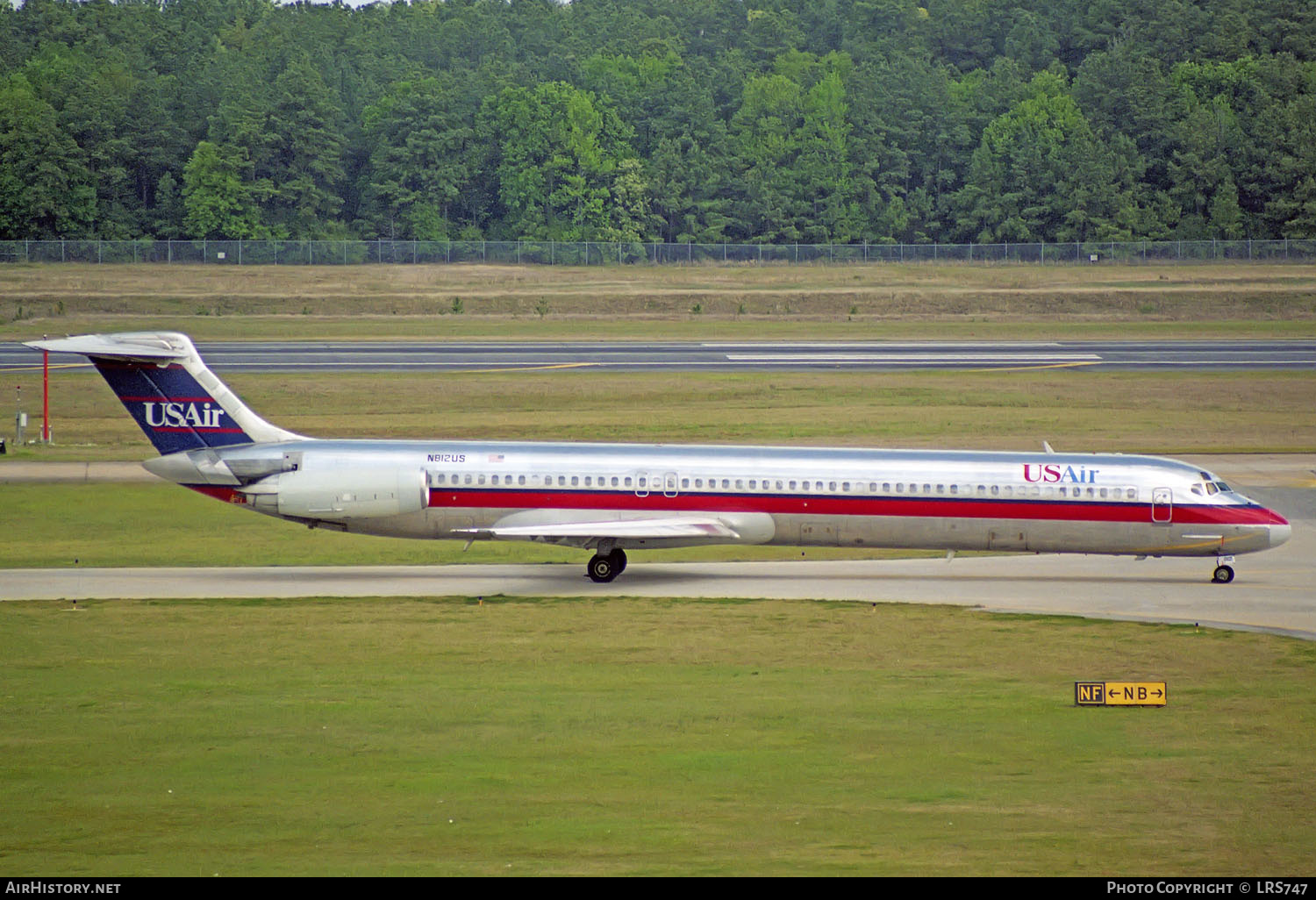 Aircraft Photo of N812US | McDonnell Douglas MD-81 (DC-9-81) | USAir | AirHistory.net #249808