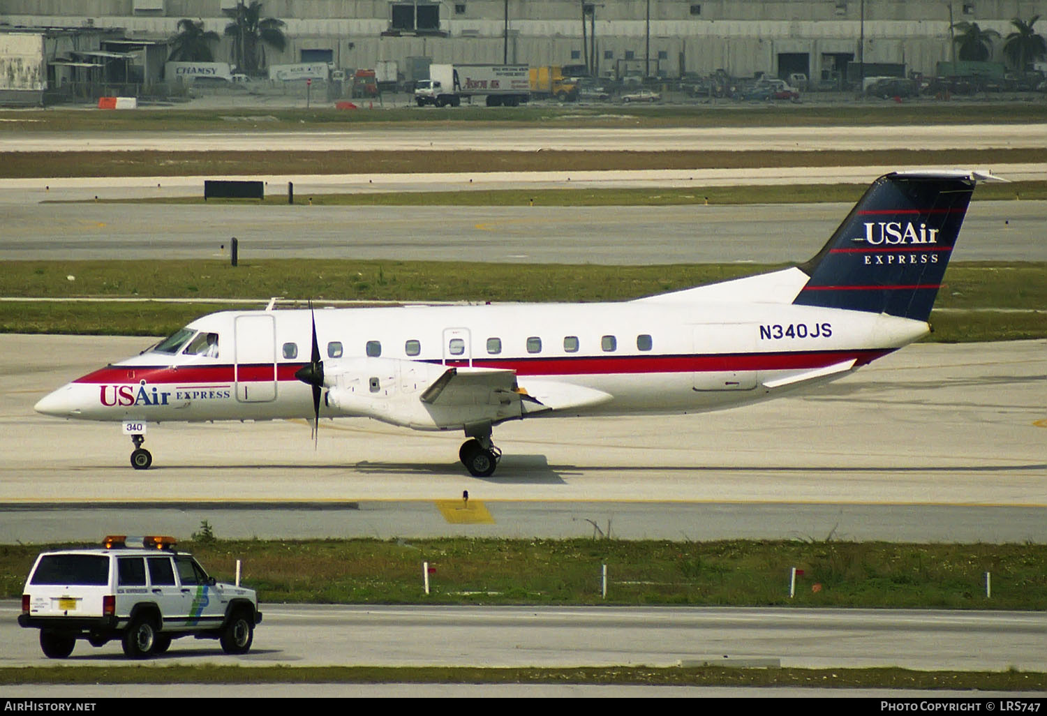 Aircraft Photo of N340JS | Embraer EMB-120RT Brasilia | USAir Express | AirHistory.net #249820