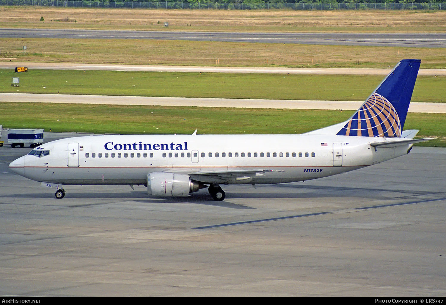 Aircraft Photo of N17329 | Boeing 737-3T0 | Continental Airlines | AirHistory.net #249821