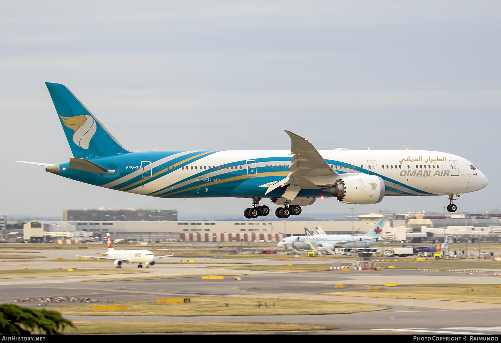 Aircraft Photo of A4O-SG | Boeing 787-8 Dreamliner | Oman Air | AirHistory.net #249822